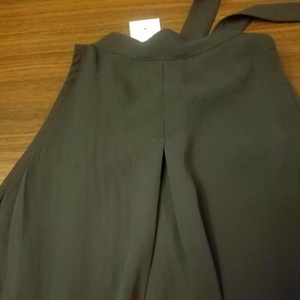 Ann Taylor Pleated Tie Neck Halter Shell - Picture 12 of 16